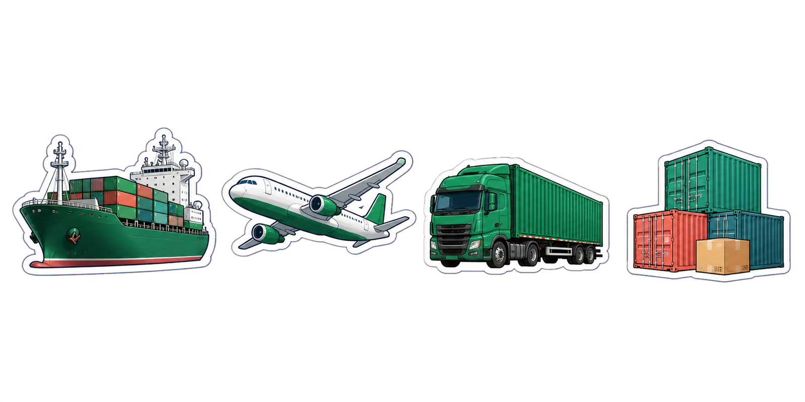 Sea, air, road and container freight modes supported by Waybill CRM