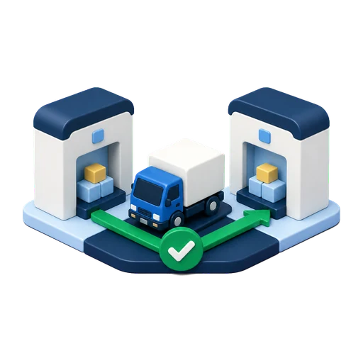 PolyDesk warehouse stock transfer workflow