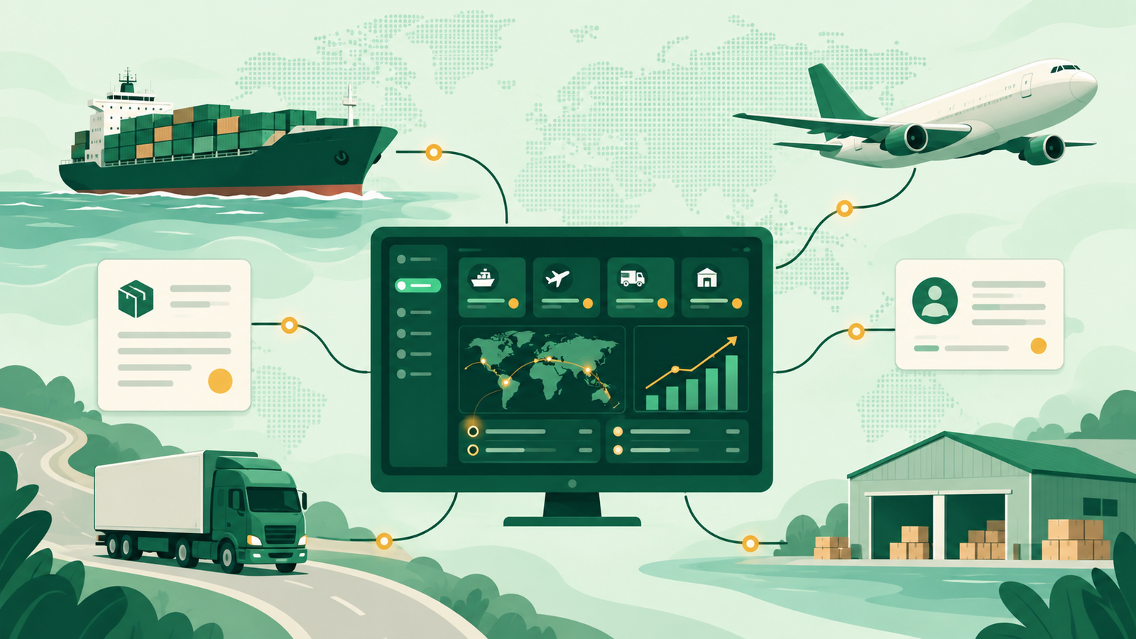 Freight Forwarding Software: TMS vs FMS vs ERP vs CRM